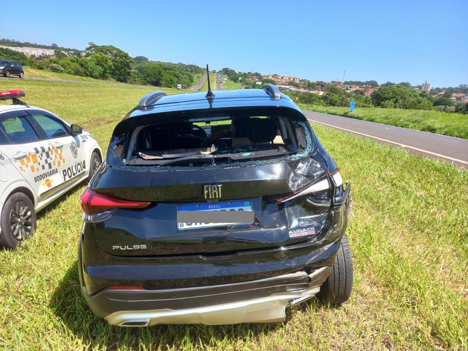Foto 6 de 12 — Idoso morre após grave acidente na Rodovia Washington Luís (SP-310) em Araraquara